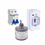 Kit de Centro de Carga Para Corriente Alterna, Breaker de hasta  400 Vca de 63 A con Supresor de Picos Transitorios.