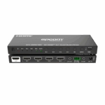 Multivisor HDMI 4x1 | 4K@30Hz | Vista Cuádruple | Cambio Automático/Manual | Control IR