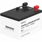 Batería de Litio LiFePO4 12.8Vcc, 100Ah, 1.28KwH, Pantalla LCD para Monitoreo Local, Carcasa Metálica