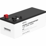 Batería de litio LiFeO4 12.8Vcc, 200Ah, 2.56Kwh, Pantalla LCD para Monitoreo Local, Carcasa Metálica