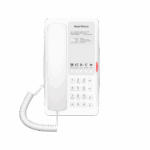 Teléfono IP WI-FI para Hotelería, Puerto USB-A para Carga, 5 Teclas Programables para Servicio Rápido (Hotline), Plantilla Personalizable con PoE