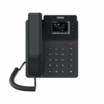 Teléfono IP empresarial para 4 líneas SIP con pantalla LCD de 2.4 pulgadas a color, Opus y conferencia de 6 vías, PoE.