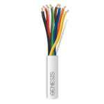 Carrete de 305 Metros / Cable de Cobre / 8 x 18 AWG  / Plenum / Para Interior / Color Blanco / Para Aplicaciones de Alarmas de Intrusión/Control de Acceso/ Automatización / Interfonos y Tv Porteros