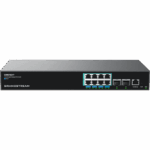 Switch PoE Multigigabit Capa 3 / 8 Puertos Ethernet 2.5 G / 2 Puertos SFP+ / PoE++ Dinámico / IPv6 e IPv4 / VLAN Avanzada / QoS / Stacking hasta 4 Dispositivos / Administración Local y en la Nube