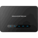 Adaptador de Teléfono Analógico ATA 2 Puertos FXS (Conectar Teléfono Análogo) con Router NAT Gigabit / Compatible SIP / Cifrado AES Reforzado / Calidad de Voz HD / Soporta Fax T.38 / Router NAT Alto Rendimiento