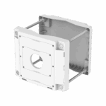 Soporte de Poste / Montura de Aluminio / Color Blanco / Carga Máxima 40 kg / Certificaciones FCC-CE-EAC-UL