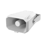 Altavoz IP Tipo Corneta / 10W / PoE+ / E/S de Alarma / Para integración con sistema Hanwha / IP66 / SIP, IPv4, HTTP, DNS, NTP, TCP, UDP, ARP.