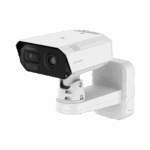 Cámara IP Bullet Termica Bi-Spectral / Lente Visible 8MP / Vision Térmica 640x480p Lente 9.1mm@8FPS / H.265 & WiseStream / IP67 / NEMA4X / Termografia para uso industrial -20°C a 130°C