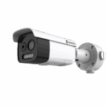 Cámara Bala Bi-espectro Térmica y Óptica/ 5MP Óptica + 256×192 Térmica / IA para Detección Humana 84m y Vehicular 210m / Alarma por Temperatura -20°C a 150°C / Detección de Fuego y Fumadores /