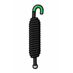 Resorte VERDE para Barreras Vehiculares Hikvision DS-TMG320