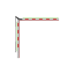 Brazo Articulado 3 mts (1.5+1.5) con Iluminación para Barreras Hikvision Serie DS-TMG320