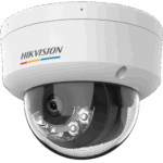 [Dual Light + ColorVu] Domo IP 2 Megapixel / Lente 2.8 mm / 30 mts IR + 30 mts Luz Blanca / Micrófono Integrado / ACUSENSE Lite / Exterior IP67 / IK08 / dWDR / PoE / Micro SD