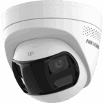 [PROTECCIÓN ACTIVA] Turret IP 6Megapixel / 2 Lentes de 2.8 mm (Imagen Panorámica 180°) / 30 mts IR / Exterior IP67 / Luz Intermitente y Alerta de Audio / Audio Bidireccional / ACUSENSE / WDR 120 dB / Micro SD