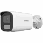[Dual Light + ColorVu] Bala IP 4 Megapixel / Lente 4 mm / 50 mts IR + 50 mts Luz Blanca / Micrófono Integrado / ACUSENSE Lite / Exterior IP67 / WDR 120 dB / PoE / Micro SD