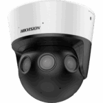 PanoVu Series / Vista Panorámica 180° / 32 Megapixel en Total / 4 Lentes 2.8 mm (4 Lentes 8 Megapixel) / 20 mts IR / 2 Micrófonos Integrados / NEMA 4X / DARKFIGHTER / Exterior IP67 / IK10 / 12 Vcc / PoE+ / Micro SD