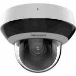 Mini Domo PTZ IP 2 Megapixel / 4X Zoom / H.265+ / 20 mts IR EXIR / WDR / PoE / IK10 / Exterior IP66 / Ultra Baja Iluminación / Micrófono Integrado / PoE / microSD