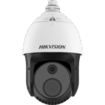 PTZ IP Dual / Lente Térmico 25 mm (384 X 288) / Lente óptico 32X (2 Megapixel) / 100 mts IR / Termografia / WDR 120 dB / Exterior IP66 / MicroSD